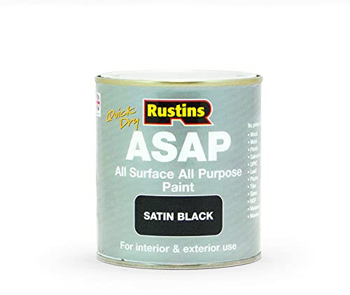 RUSTINS ASAP Paint Black 500ml