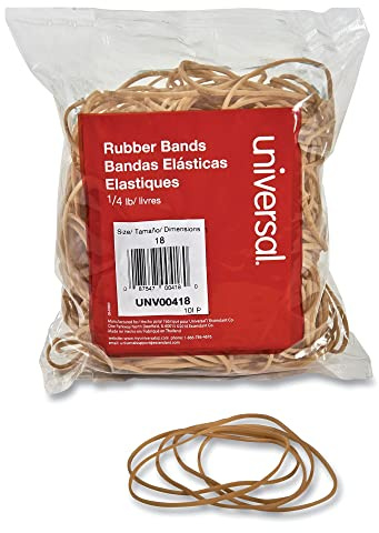 Universal UNV00418 18-size rubber Bands (1/4 pound)