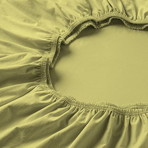 ESTELLA Spannbetttuch Feinjersey | lind