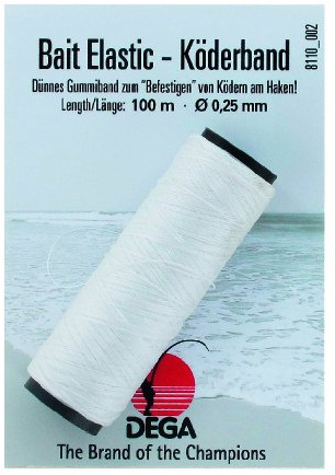 Jagd & Angelsport Schade - Jenzi Bait - Elastisches Köderband 0,25mm, Fishing, Tennisracket, Köderband