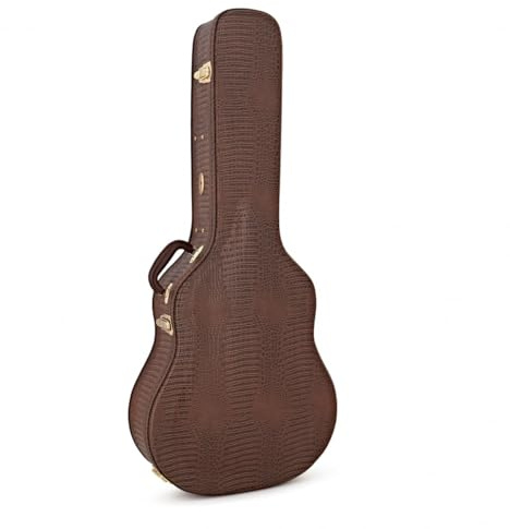 gear4music Étui Deluxe pour Guitare Jazz Archtop