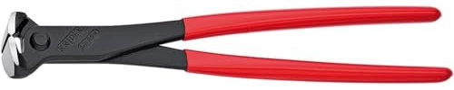 Knipex Alicate de corte frontal negro atramentado, recubiertos de plástico 280 mm 68 01 280