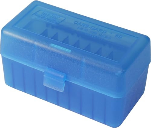50 Round Flip-Top Rifle Ammo Box 220 Swift 243 308 Win