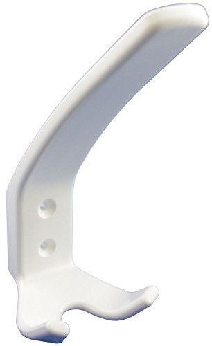 SIRO 0416/K10 Huthaken Amun Breite 57 mm, Höhe 150 mm, Kunststoff weiß