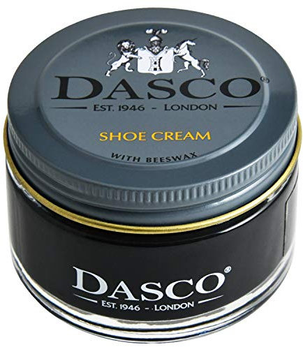 Dasco Shoe Cream Shoe Polish with Beeswax - Black No.102-50ml