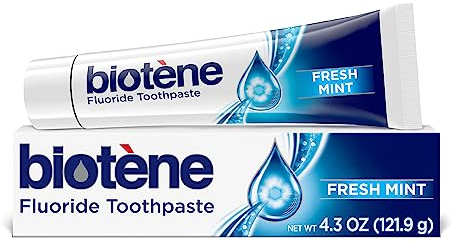 Biotene Fresh Mint Original Fluoride Toothpaste, 4.3 ounce