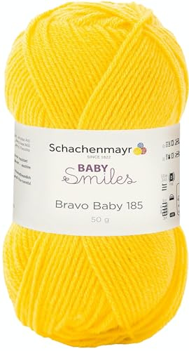 Schachenmayr Baby Smiles Bravo Baby 185 9801212-01022 sonne Handstrickgarn, Häkelgarn, Babygarn