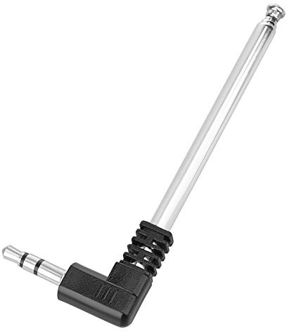 ENUODA 3.5mm FM Radio Antenna 4 Sections Telescoping Antenna 8.2cm/24.5cm,for Mobile Cell Phone,Teenage Engineering OP-1 and Other Electronics Products 3.5mm Port FM Radio Receiver