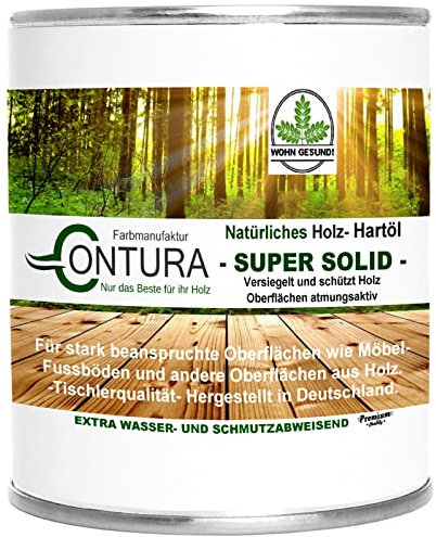 Holzschutz Holzöl NATUR HARTÖL Möbelöl Pflegeöl Holz- Möbel- Öl Arbeitsplattenöl 750ml.