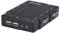 Manhattan 4-Port Kompakt-KVM-Switch mit Audio (USB mit Kabeln und Audiounterstützung) 151269