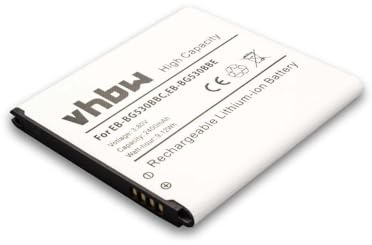 vhbw Akku kompatibel mit Samsung Galaxy J3 V 2018, J3 Star, J3 Emerge 4G, J3 Achieve 2018, J5 Handy Smartphone Telefon (2400 mAh, 3,8 V, Li-Ion)