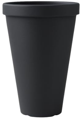 Unbekannt Pflanztopf Blumentopf Pflanzkübel Blumenkübel Tower Design Größen & Farben (30, Anthrazit)
