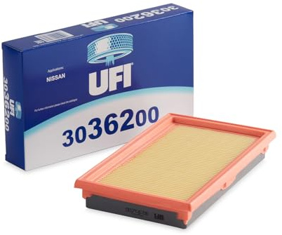 UFI Filters, Filtro Aria 30.362.00, Filtro Aria per Ricambio, Adatto a Auto, Applicabile su Diversi Modelli Infiniti e Nissan