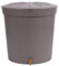 Graf 500222 Regentonne Lanzarote 300 L rund, Deckel und Hahn, graphit
