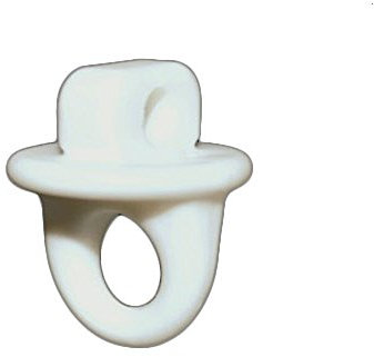 Easy-Shadow 20 Stück Universal Feststeller für 4 mm und 6 mm Schienen, weiß 112