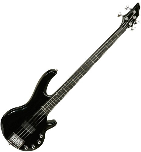 Chase Tanglewood Canyon 1 Long Scale Electric Bass Guitar Black