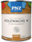 PNZ Holzwachs W für Innen | lösemitttelfreier Wachsanstrich | Nachhaltig hergestellt mit regionalen Rohstoffen | für alle Hölzer, Gebinde:0.25L, Farbe:nussbaum