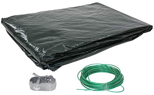 Steinbach Winterabdeckplane für Ovalbecken 550 x 360 cm, Übermaß 130 cm, 036340