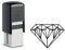 Bonuskartenstempel DIAMANT - Stempel 10 x 10 mm