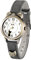 DREAMING Q&P Damen Analog Quarz Uhr mit Grau Echtleder Armband Katze Design MW234B