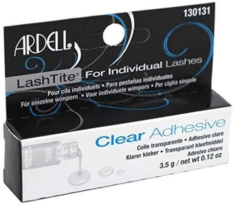 ARDELL LashTite Clear Adhesive, Pegamento Pestañas Postizas Individuales, Adhesivo Claro Pestañas Pelo a Pelo - 3.5 gr