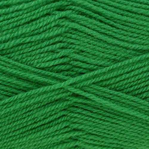 King Cole Pricewise Double Knitting Yarn 100% Acrylic DK Wool 100g Ball (Shamrock – 39), Green
