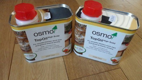 OSMO Top Öl 3058 Küche Arbeitsplatte - 0.5ltr 2X Dosen