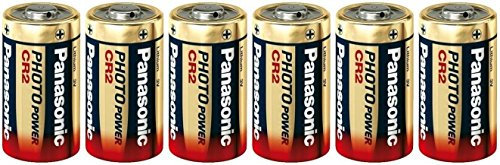 Panasonic DL-CR2 - Batterie al litio per fotocamere fotografiche (3 V, 6 pezzi)