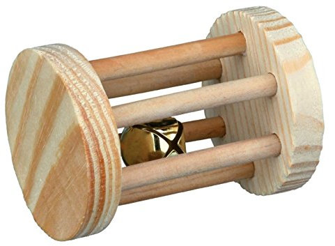 Trixie 6184 Spielrolle, Kleintiere, Holz, ø 5 × 7 cm