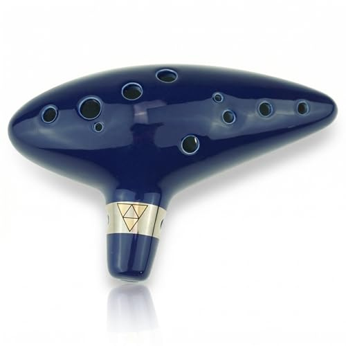 Cheffort 12 Hole Ocarina From Legend of,Alto C with Protective Bag,Buy ocarina,ocarina of time,Play by Link