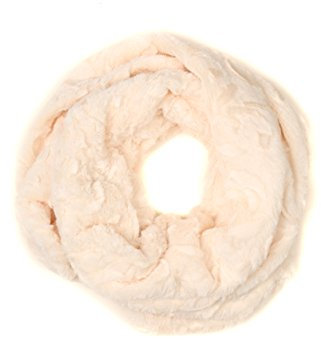 Sakkas CXGJ1531 - Abhy Soft Fall Winter Furry Infinity Wrap Scarf - 5-Cream - OS