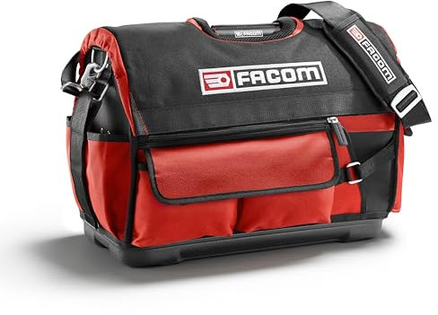 FACOM PROBAG Werkzeugtasche BS.T20PB (47 Liter, mit stabilem Handgriff, extra Fach für Säge & vielen Innenfächern, aus widerstandsfähigem 1200 Denier, wasserdichter Kunststoffboden)