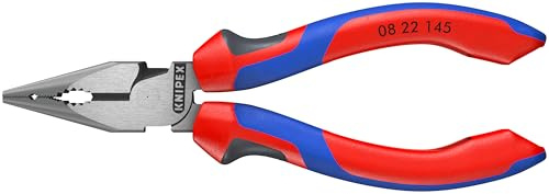 Knipex Tools 08 22 145 6 Needle Nose Combination Pliers - Comfort Grip,