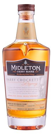 Midleton Barry Crockett Legacy – Single Pot Still Irish Whiskey – Irischer Premium-Whiskey in authentischer Holzkiste – 1 x 0,7 l