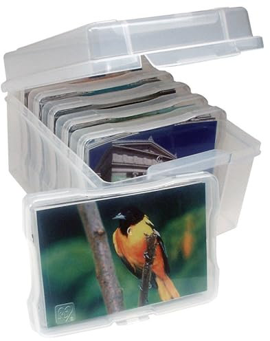 Advantus 61989 7.5W x 9.25L x 5.5H Storage Studios Photo Keeper, Single unit