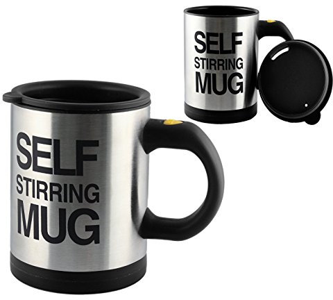 Itian Mezcla de Tazas de Café Automática, Acero Inoxidable y Plástico, Ajuste para el Café/Leche/Té, etc.