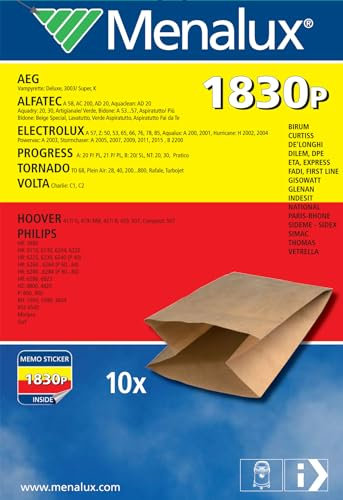 Menalux 900196230 1830P Sacchetti per Bidone Alfatec, Bidone Dpe 192
