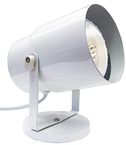 Satco SF77/395 Incandescent Portable Plant Lamp, 60 Watts,Alloy Steel, White