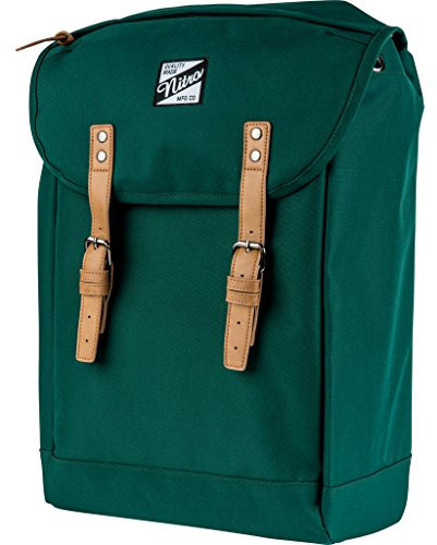 Venice Urbaner Freizeit Damen Herren Rucksack Im Retro Look Mit Gepolstertem 15'' Laptop Fach Schulrucksack Wanderrucksack Streetpack, Ponderosa, 28L