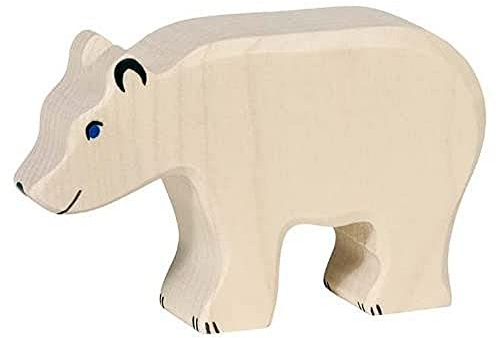 Holztiger Eisbär, fressend, 80207