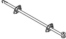 Hymer Haltrrohr für 916177, 916472 ebenso für 916473, 916576. 916771, 916773, 916371, 916373