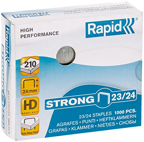 RAPID 24870500 - Caja 1000 grapas 23/24 mm Strong galvanizada
