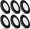 Dream Lighting 12v Recessed LED Ceiling Lights Caravan Campervan Downlights Interior Black Shell Dimmable Warm White 6 Pack