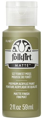 FolkArt Acrylic Paint in Assorted Colors (2 Ounce), 527 Forest Moss