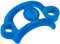 Magura 2700753 Aluminium Klemmschelle, Cyan-Blau, 1 Stück