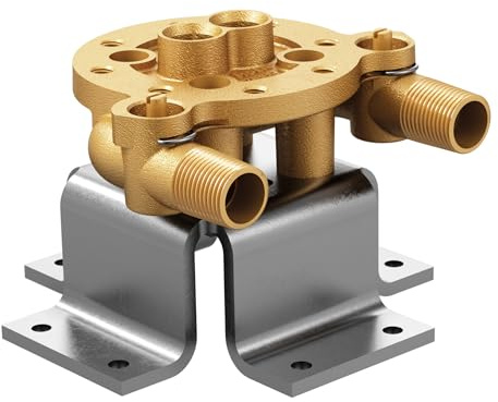 Moen TS50110 Freestanding Floor Mount Tub Filler Single Riser Floor Joist Concrete Mounting Kit