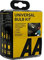 AA kompaktes Universal-Pkw-Lampen- und Sicherungs-Set AA0552 - mit gängigen Halogenlampen H1 (448) H4 (472) H7 (499) - geeignet für die meisten Fahrzeuge, Schwarz/Silber
