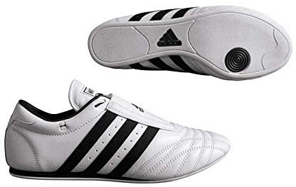 adidas SM-II Low Cut Taekwondo, Karate, Kungfu and Martial Arts Training Shoes (White, 12)