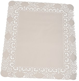 SemyTop ST-3083 tårtspets, rektangulär, vit, 30 x 40 cm, 100-pack