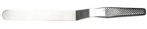 Global 8 inch Angled Palette Knife, Cranked Spatula, Stainless Steel, Baking, GS-42/8